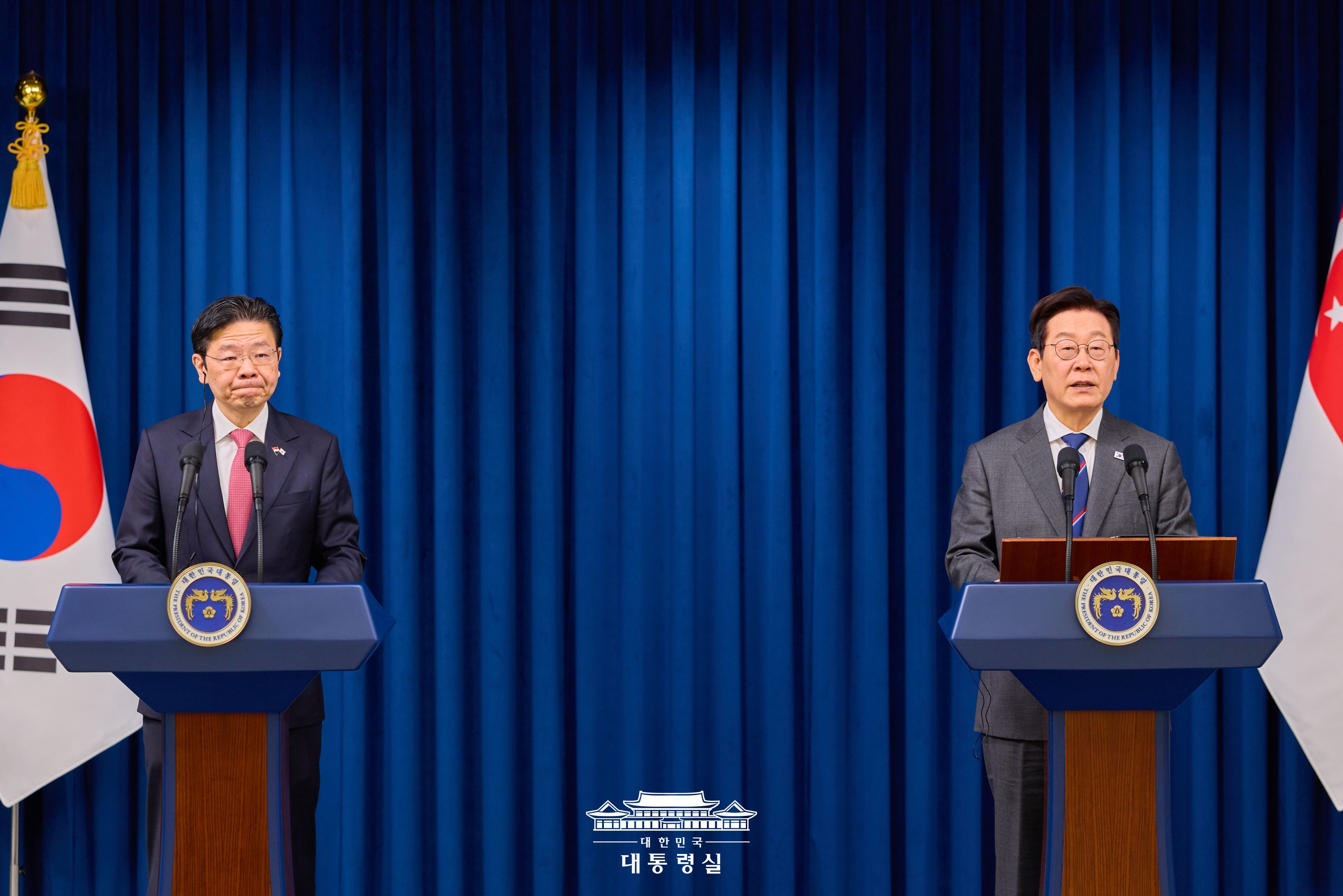 한-싱가포르 공동언론발표